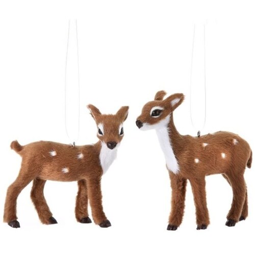 Colgante Venado de Peluche Café  12 Cm Regency