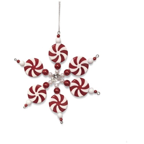 Colgante Copo de Nieve Candy 12 Cm Atlas Global