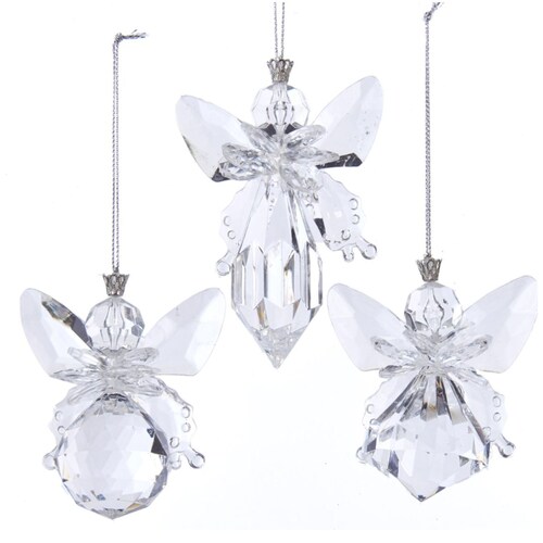 Colgante Angel de Acrílico Transparente 8 Cm Kurts