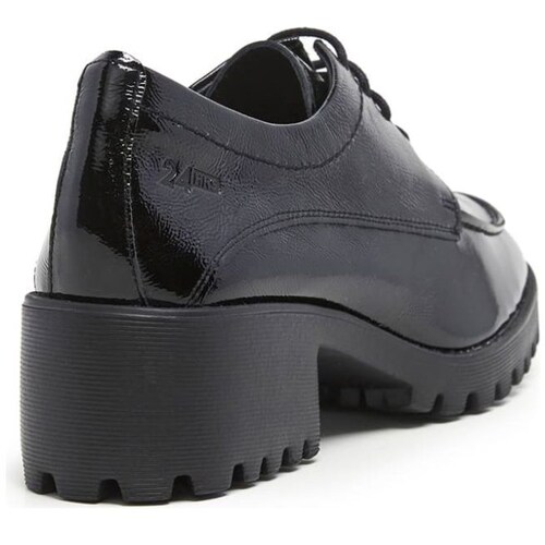 Zapatos Tipo Oxford De Charol Con Estampado Cocodrilo Para Mujer – Punta Redonda, Suela De Poliuretano Y Plantilla Extraíble – Hechos En España – Ideal Para Looks Formales Y Elegantes