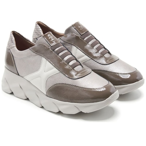Tenis en Piel Combinada para Mujer 24Hrs