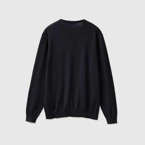 Suéter de Cuello V para Hombre United Colors Of Benetton