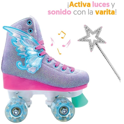 Patines de Bota Alas Mágicas Glam By Apache Número 21 Flying Wheel