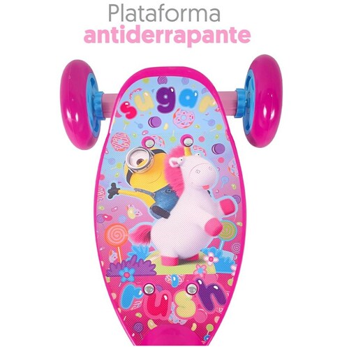 Tri-Scooter Minions Girl Flying Wheel
