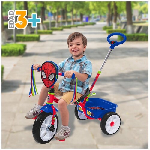 Triciclo Deluxe Spiderman Apache Flying Wheel