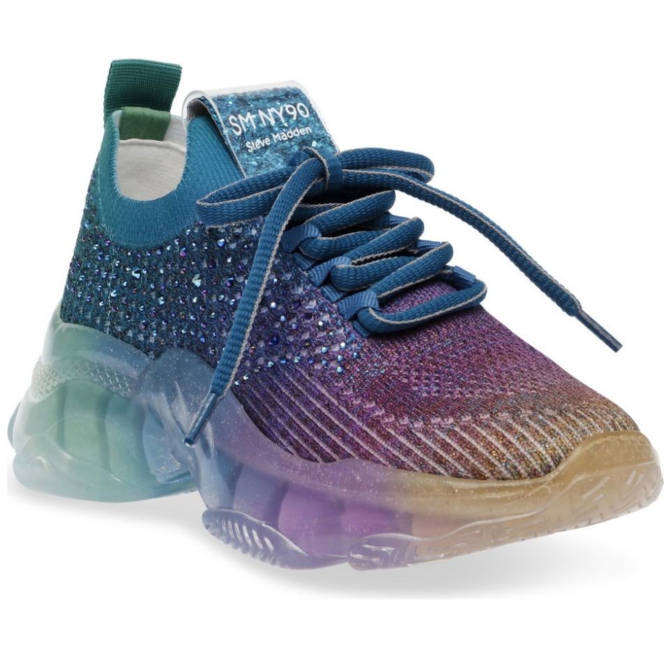 Steve Madden Zapatillas Brillos Tenis De Brillos Para NiÃ±a Tenis