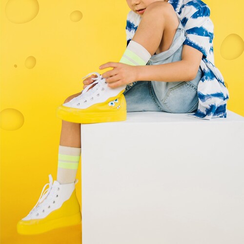 Bota Gills Estampado 18-24 Amarillo para Niño Bob Esponja