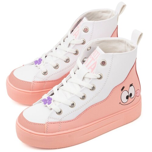 Bota Gills Estampado Patricio 18-24 Rosa Bob Esponja