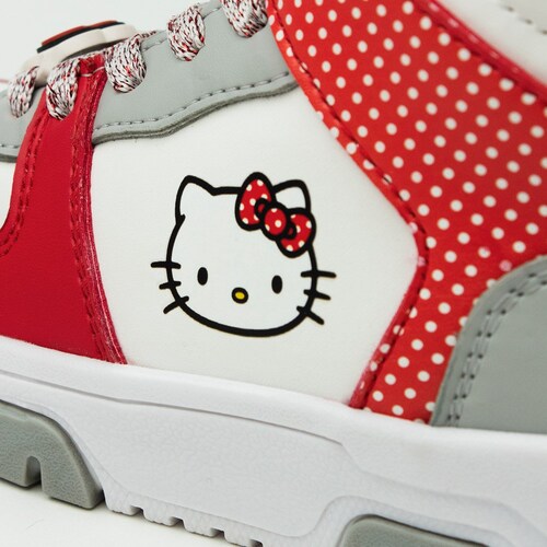 Tenis Bota Estampado 18-23 Blanco para Niña Hello Kitty