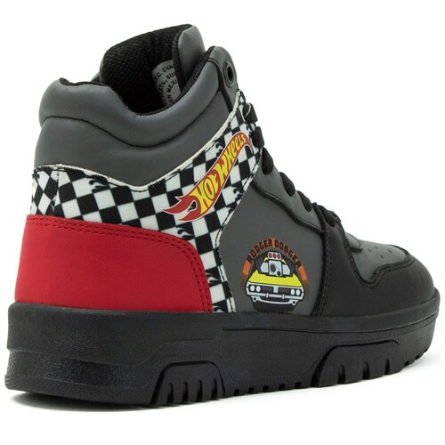 Bota Tenis Estampado 18-23 Gris para Niño Hot Wheels