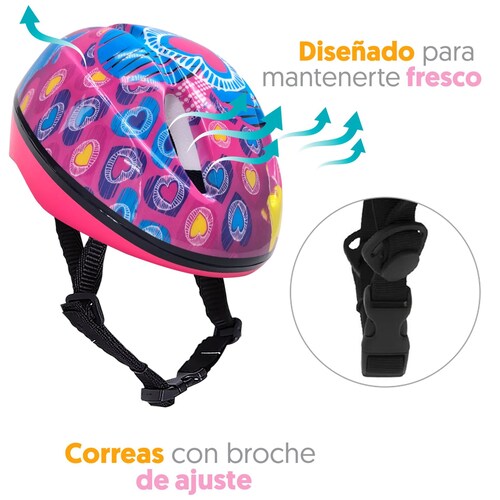 Casco con Accesorios Rush Girl Flying Wheel