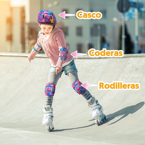Casco con Accesorios Rush Girl Flying Wheel