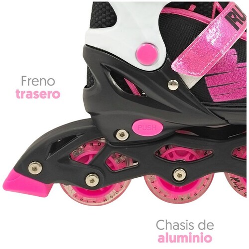 Patines en Línea Pro con Luces Rush Girl Apache