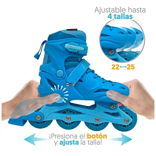 Patines en Línea Modelo Azul Flying Wheel
