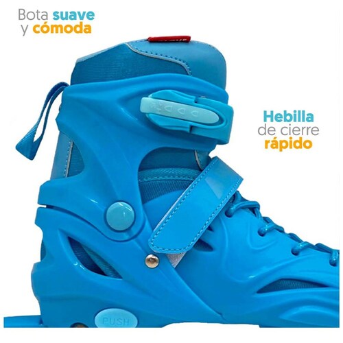 Patines en Línea Modelo Azul Flying Wheel