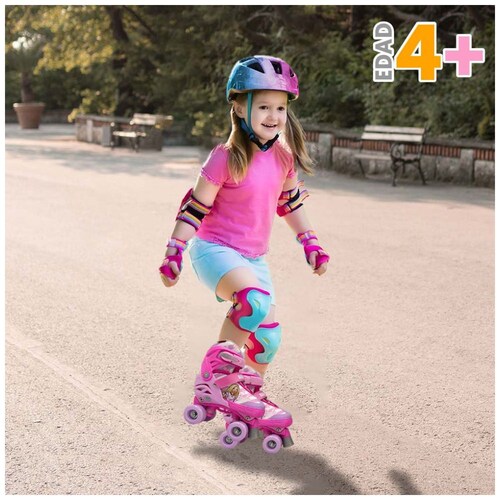 Patines Ajustables Quad Barbie Flying Wheel