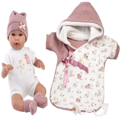 Muñeca Recién Nacida con Saquito 36 Cm Llorens