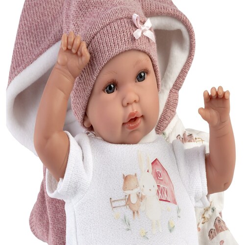 Muñeca Recién Nacida con Saquito 36 Cm Llorens
