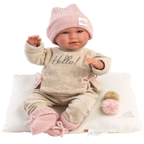 Muñeca Mimi 40 Cm Cojín Hello Llorens