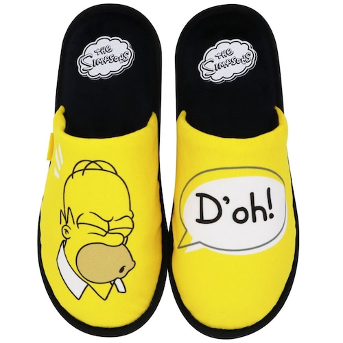 Pantufla Estampado Homero Simpson para Hombre Arra