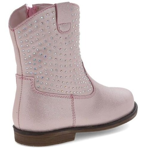 Bota Tipo Vaquera con Brillos 13-17 Rosa para Niña Tropicana