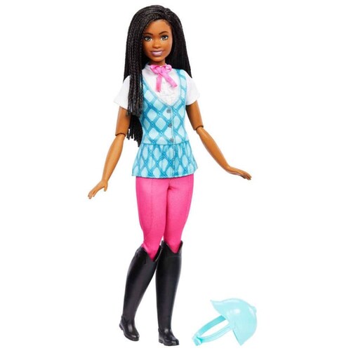 Barbie Muñeca Brooklyn Equitación Mattel