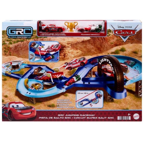 Cars Disney y Pixar Global Racers Cup Circuito Carreras Grc Mattel