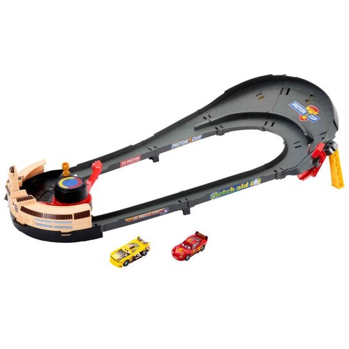 Cars de Disney y Pixar Pista de Juguete Circuito Nascar Mattel