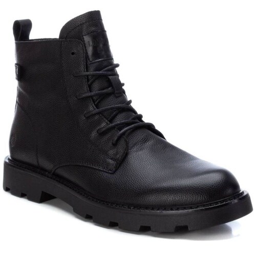Bota Diseño Liso con Agujetas para Hombre Xti