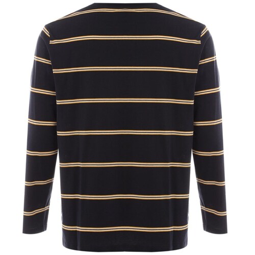 Playera Manga Larga a Rayas para Hombre Plus Jeanious