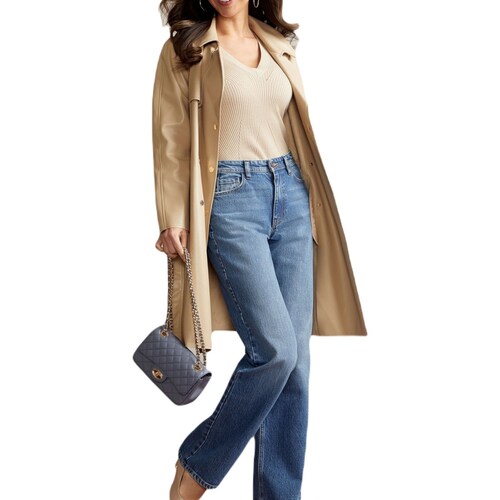 Gabardina Tipo Piel para Mujer Guess Factory