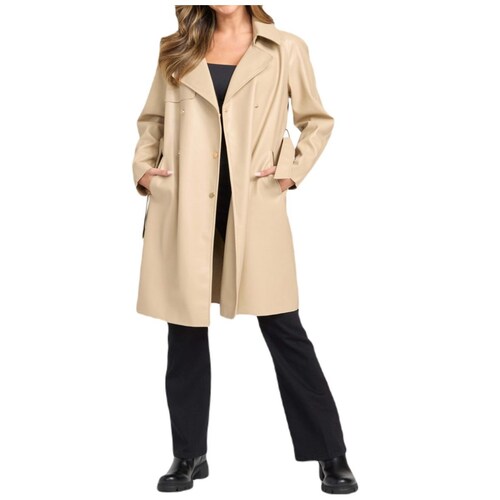 Gabardina Tipo Piel para Mujer Guess Factory