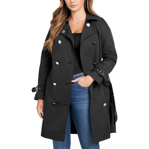 Abrigo con Bolsas para Mujer Juniors Guess Factory