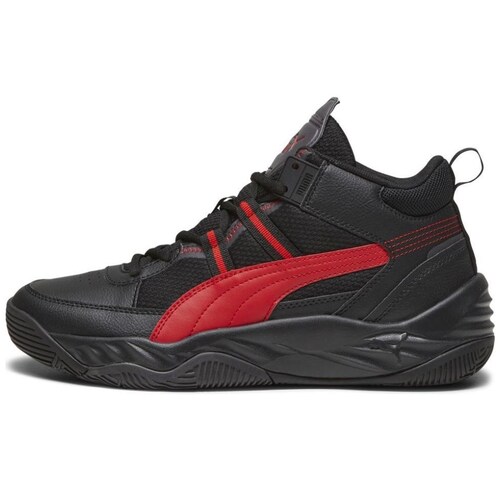 Tenis Bota Rebound Fútbol Color Negro para Hombre Puma