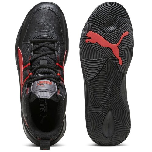 Tenis Bota Rebound Fútbol Color Negro para Hombre Puma