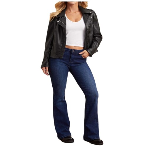 Chamarra Tipo Piel para Mujer Juniors Guess Factory