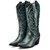 Bota Cowboy Metalizada Verde Xti