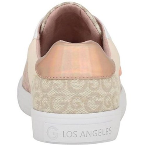 Tenis Textil Monogram Talón Dorado para Mujer G By Guess