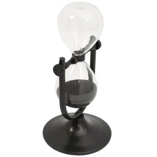 Reloj de Arena Negro Vintage Home