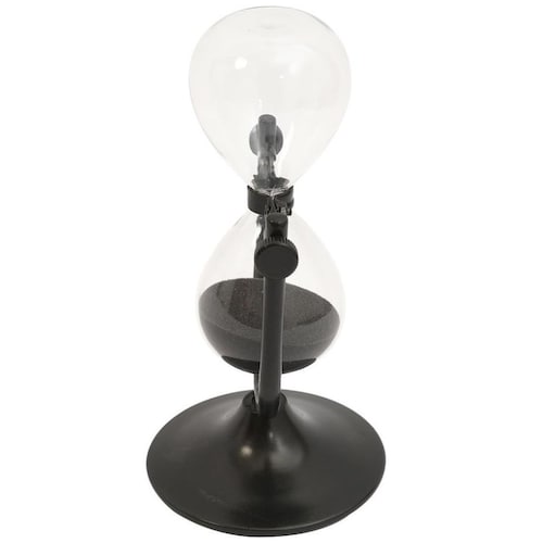 Reloj de Arena Negro Vintage Home