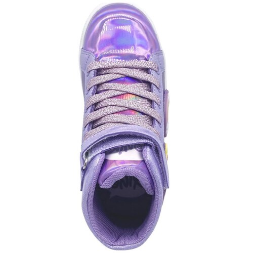 Tenis Bota Patín Diseño Corona 18-22 Morado para Niña Onix