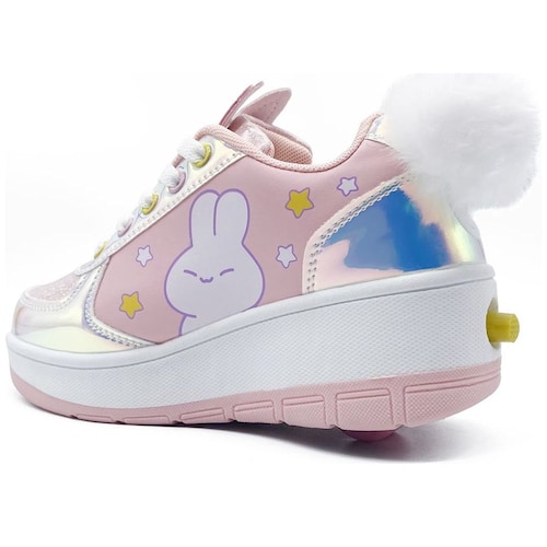 Tenis Patín Diseño Conejo 18-22 Rosa para Niña Speed Rollers