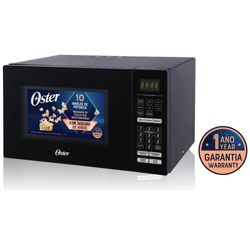 Microondas 1.1 Pies, Negro Oster
