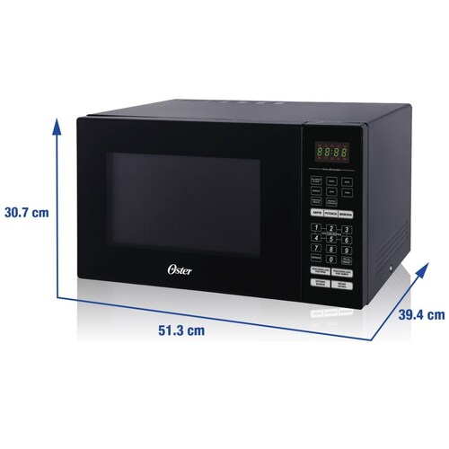 Microondas 1.1 Pies, Negro Oster