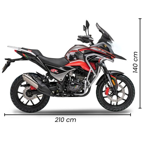 Motocicleta Mb Motos Gran Turismo 300Cc Negra 2025