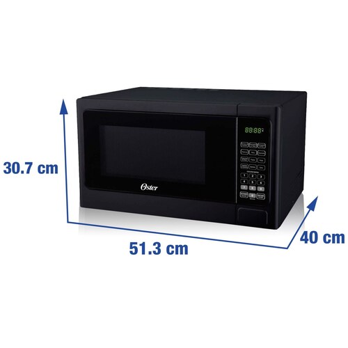 Microondas 1.1 Pies Negro Oster