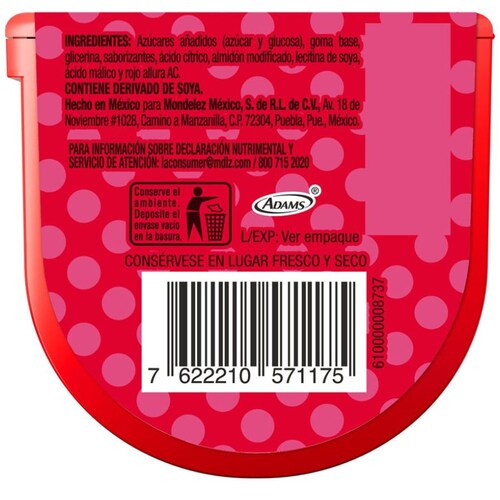Bubbaloo Rollo Sabor Fresa