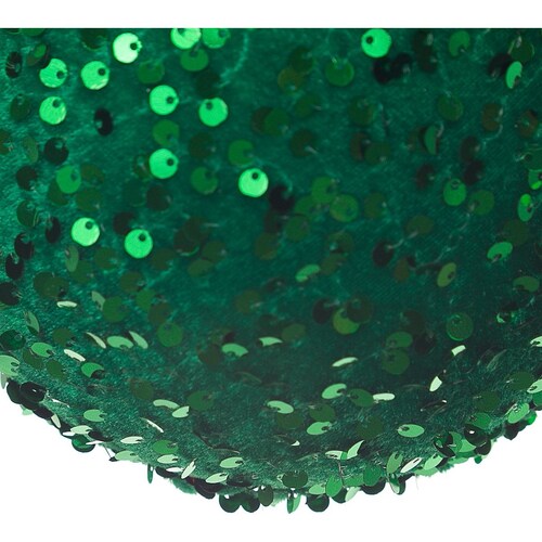 Esfera con Lentejuela Color Verde 12 Cregency