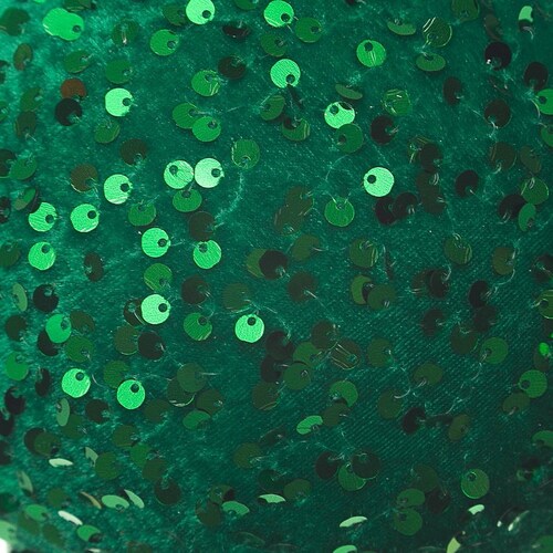 Esfera con Lentejuela Color Verde 12 Cregency