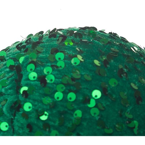 Esfera con Lentejuela Color Verde 12 Cregency